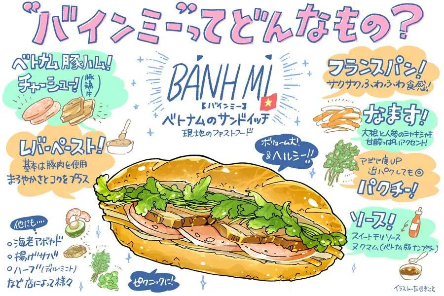 話題の「バインミー」とは？ベトナム風サンドイッチ専門店5選