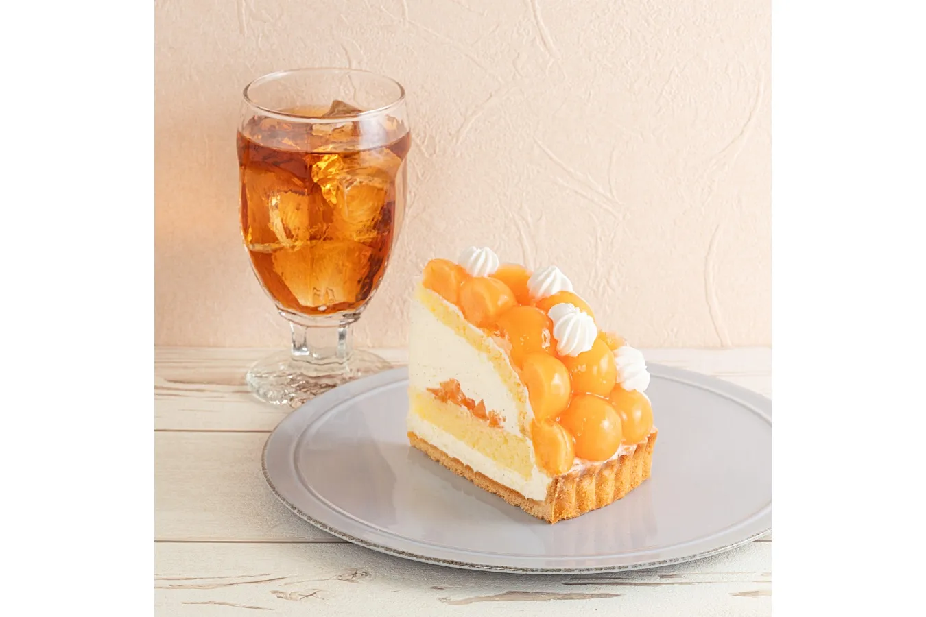 ▲「茨城県旭村 クインシーメロンとバニラクリームのタルト」