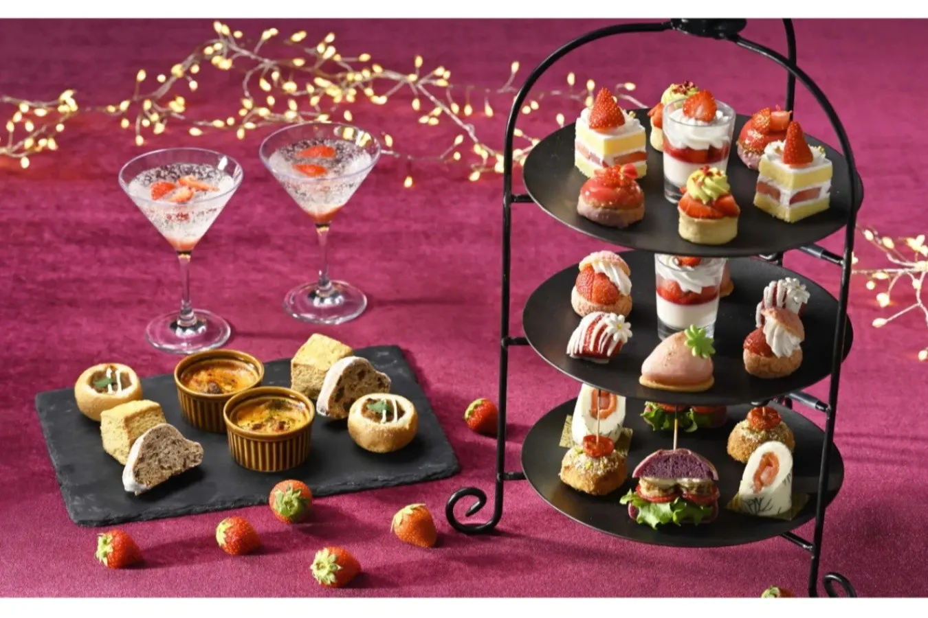 ▲「Winter Strawberry Afternoon Tea」
