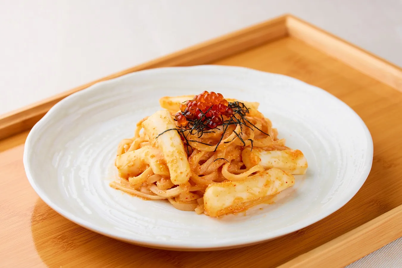 ▲「明太子イカいくらパスタ」（1,580円）