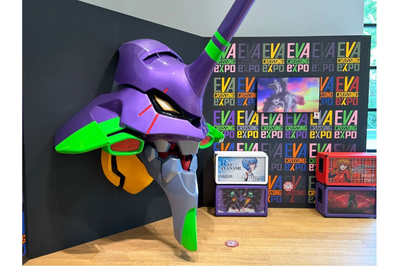 目の前にエヴァが！ロンギヌスの槍が！「EVANGELION CROSSING EXPO