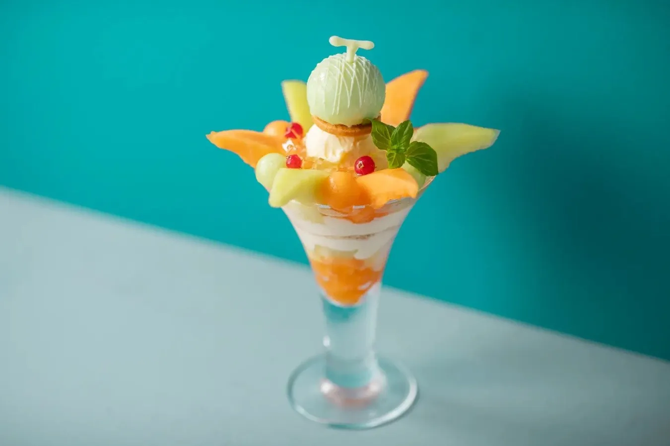 ▲「メロンパフェ」