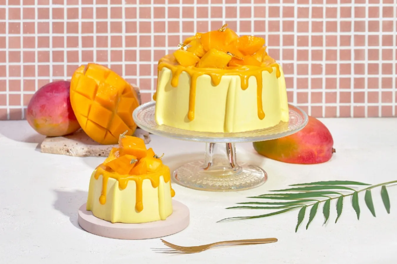 ▲「プレミアムシフォンケーキ"完熟マンゴー」