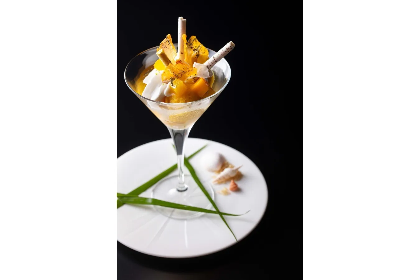 ▲「トロピカルフルーツのクープグラッセ」