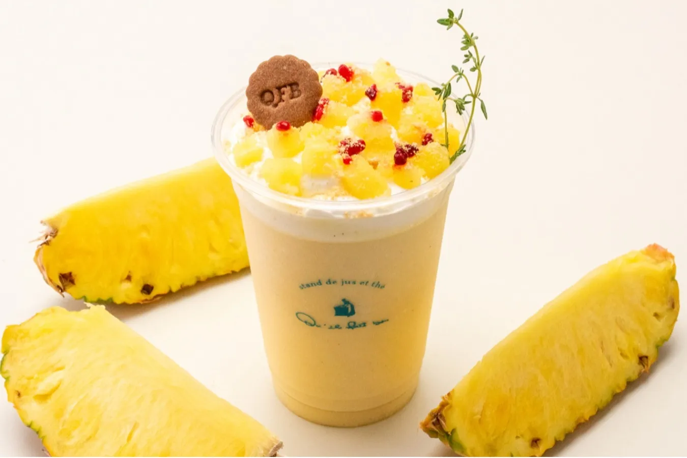 ▲「パイナップルのフルージュ」