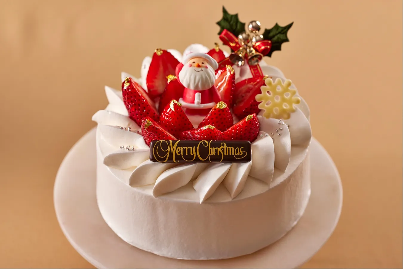 ▲「クリスマス生デコレーションケーキ」