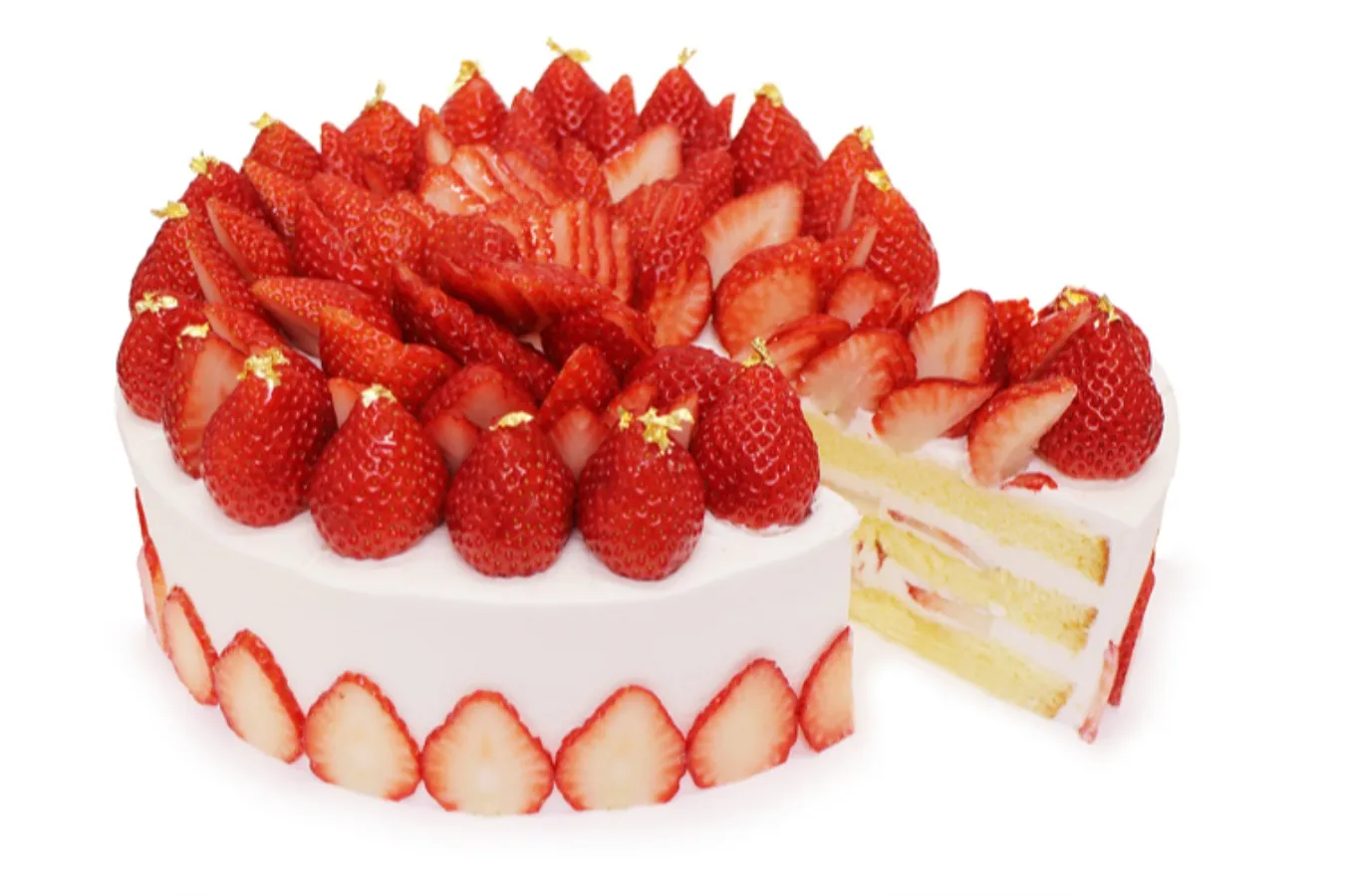 ▲「いちごづくしのショートケーキ」