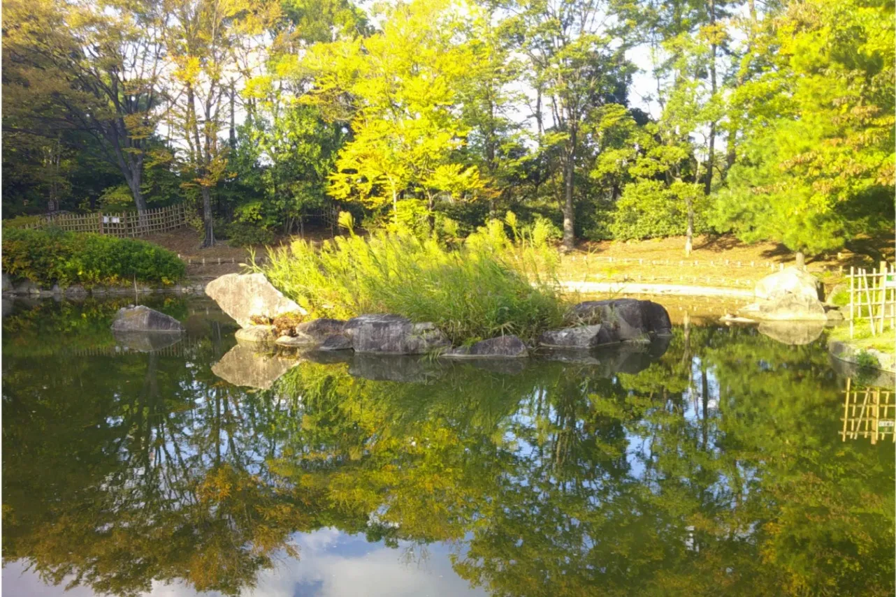 ▲日本庭園