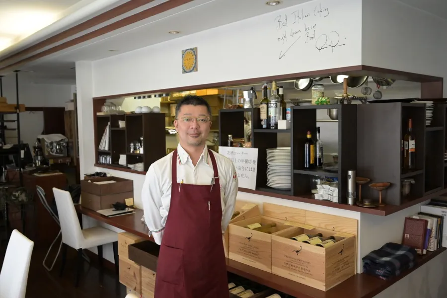 ▲オーナーシェフの笹森さん