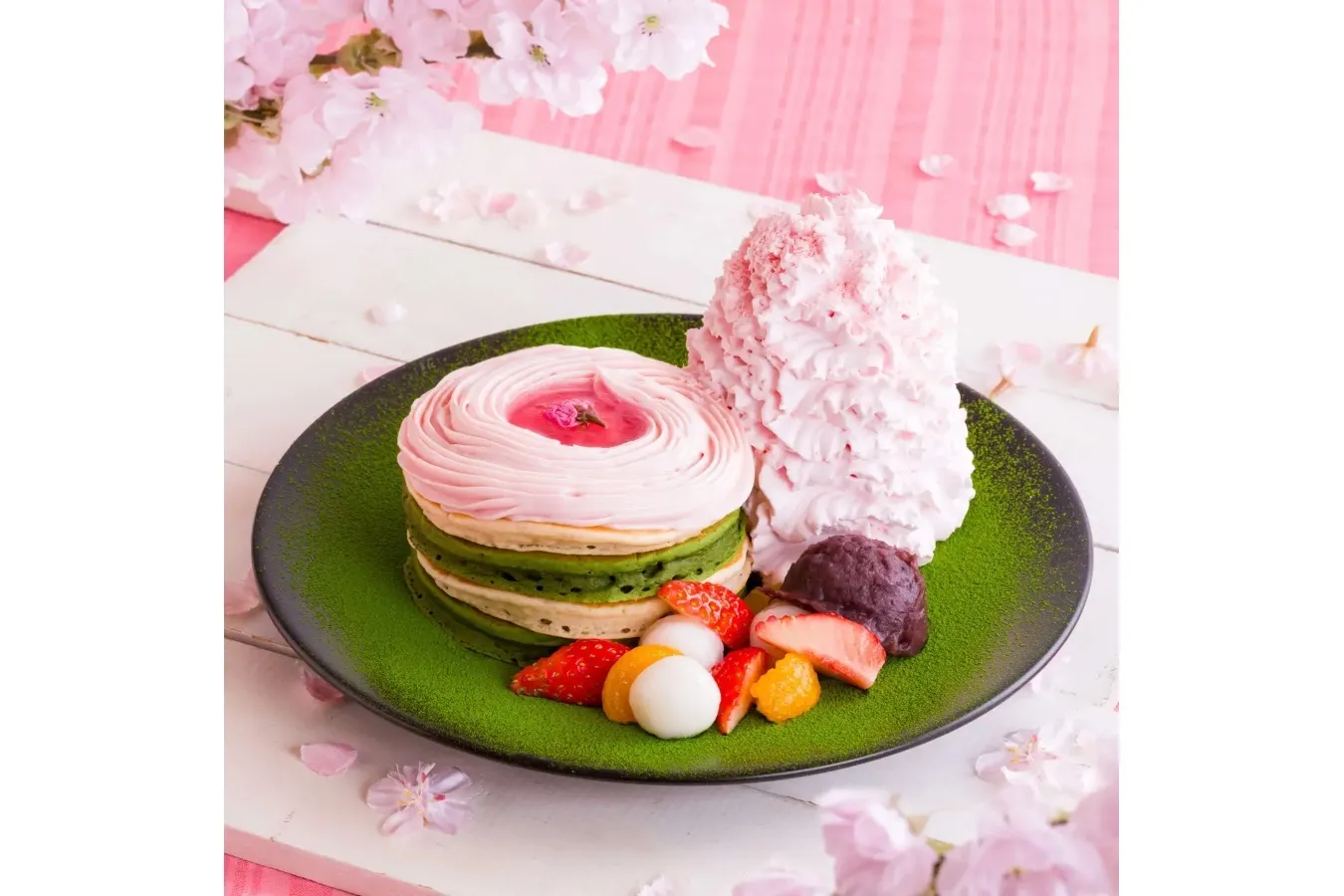 ▲「桜ブロッサムパンケーキ」