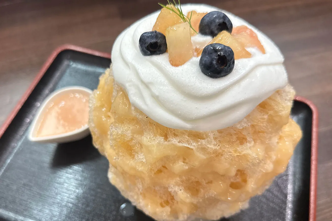 ▲「桃と紅茶とヨーグルト」（1,800円）