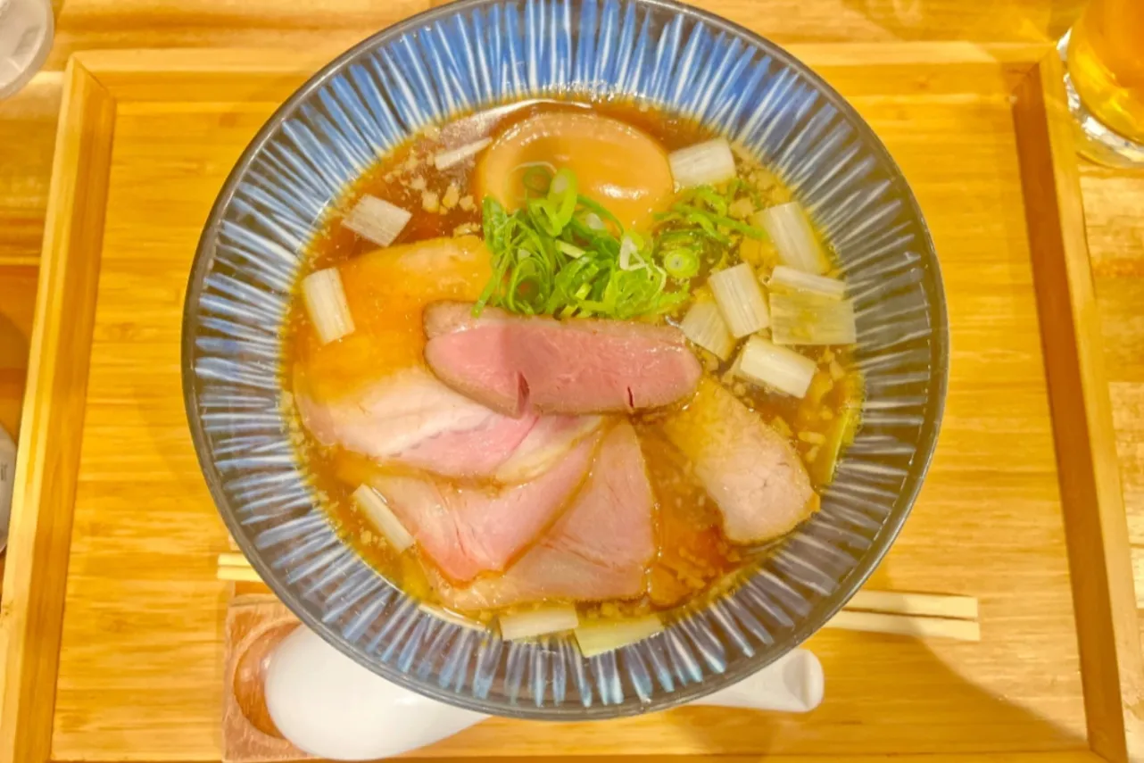 ▲「特製醤油ラーメン」（1,400円）
