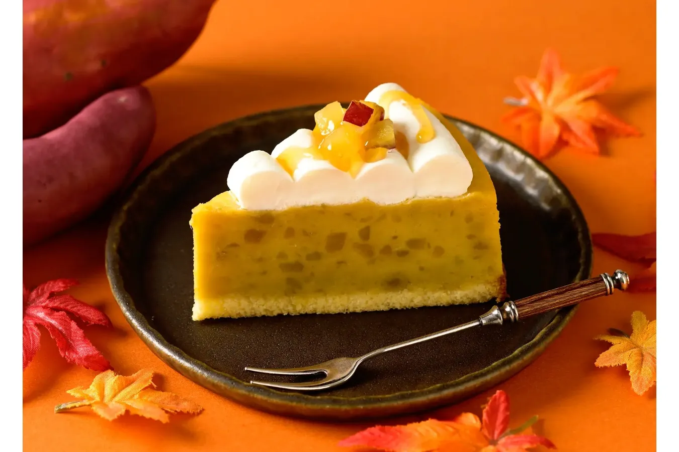 ▲「スイートポテトケーキ（紅はるか＆紅あずま）」