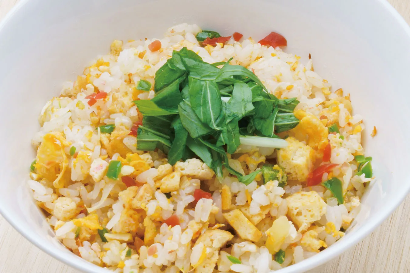 ▲「厚揚げ炒飯」/201.2kcal 600円