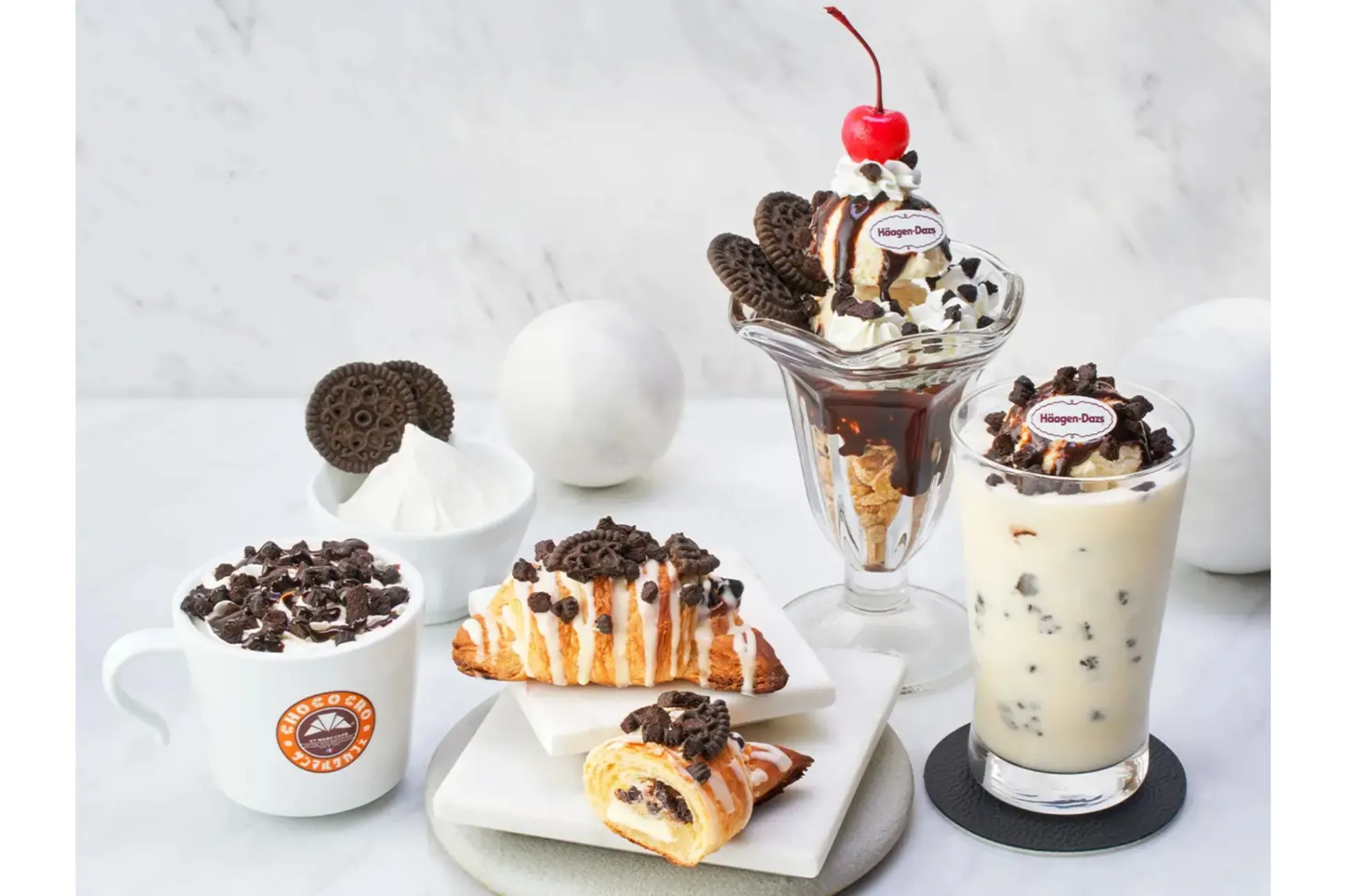 【サンマルクカフェ×ハーゲンダッツ】初コラボ！“クッキー&クリーム”着想のチョコクロも