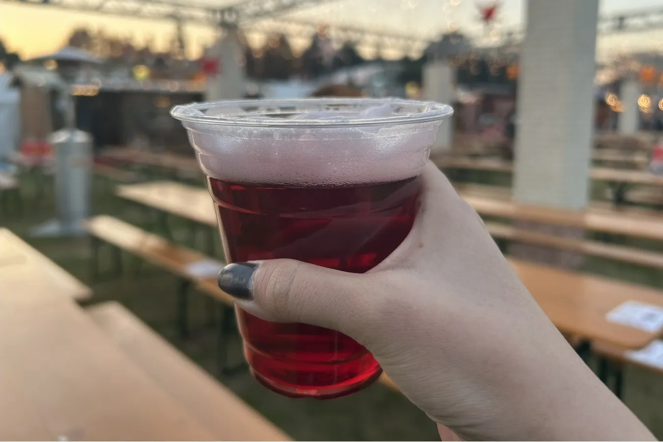 ▲ホットチェリービール（撮影：レッツエンジョイ東京編集部）