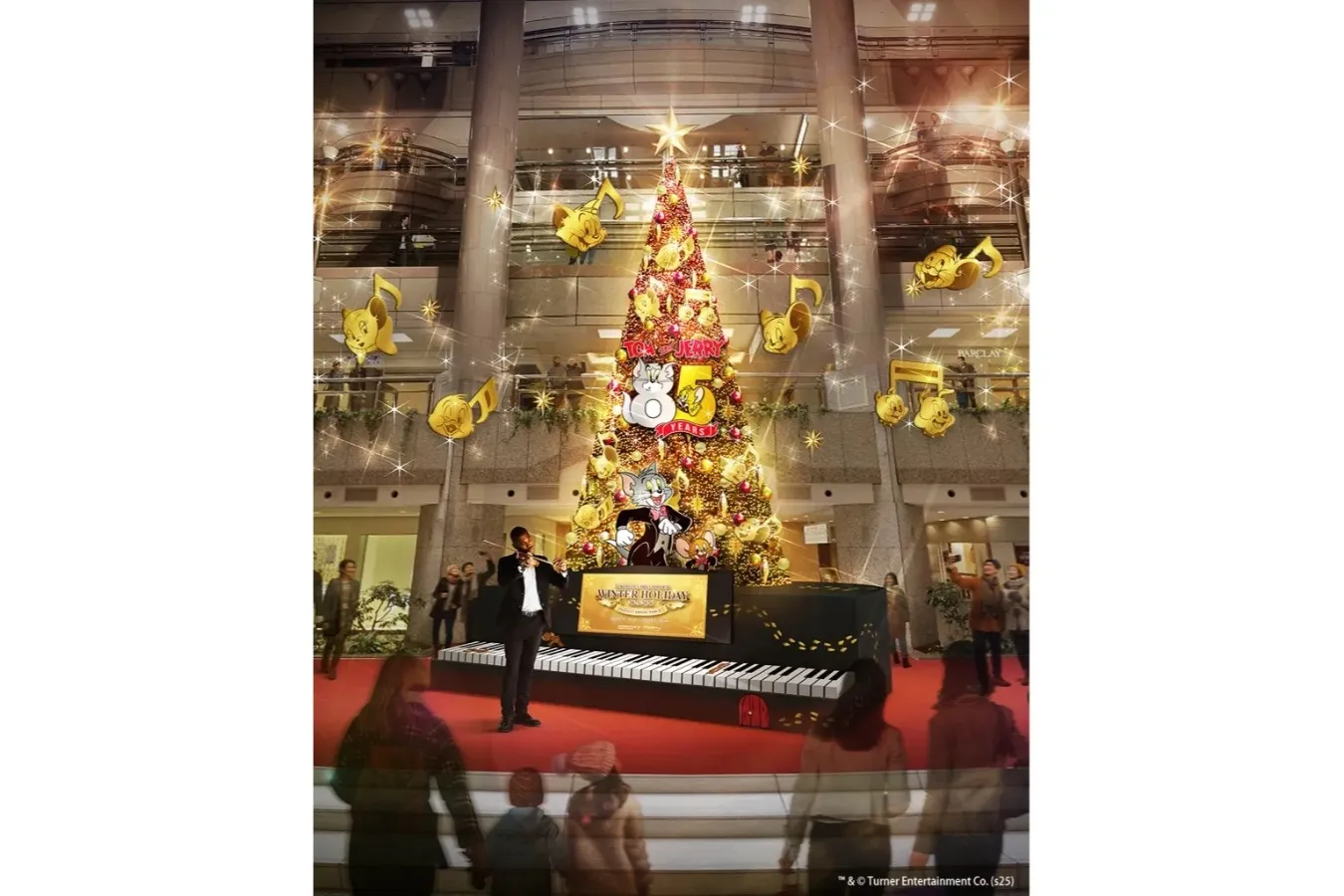 ▲ランドマークプラザ「Tom and Jerry MUSIC TREE」