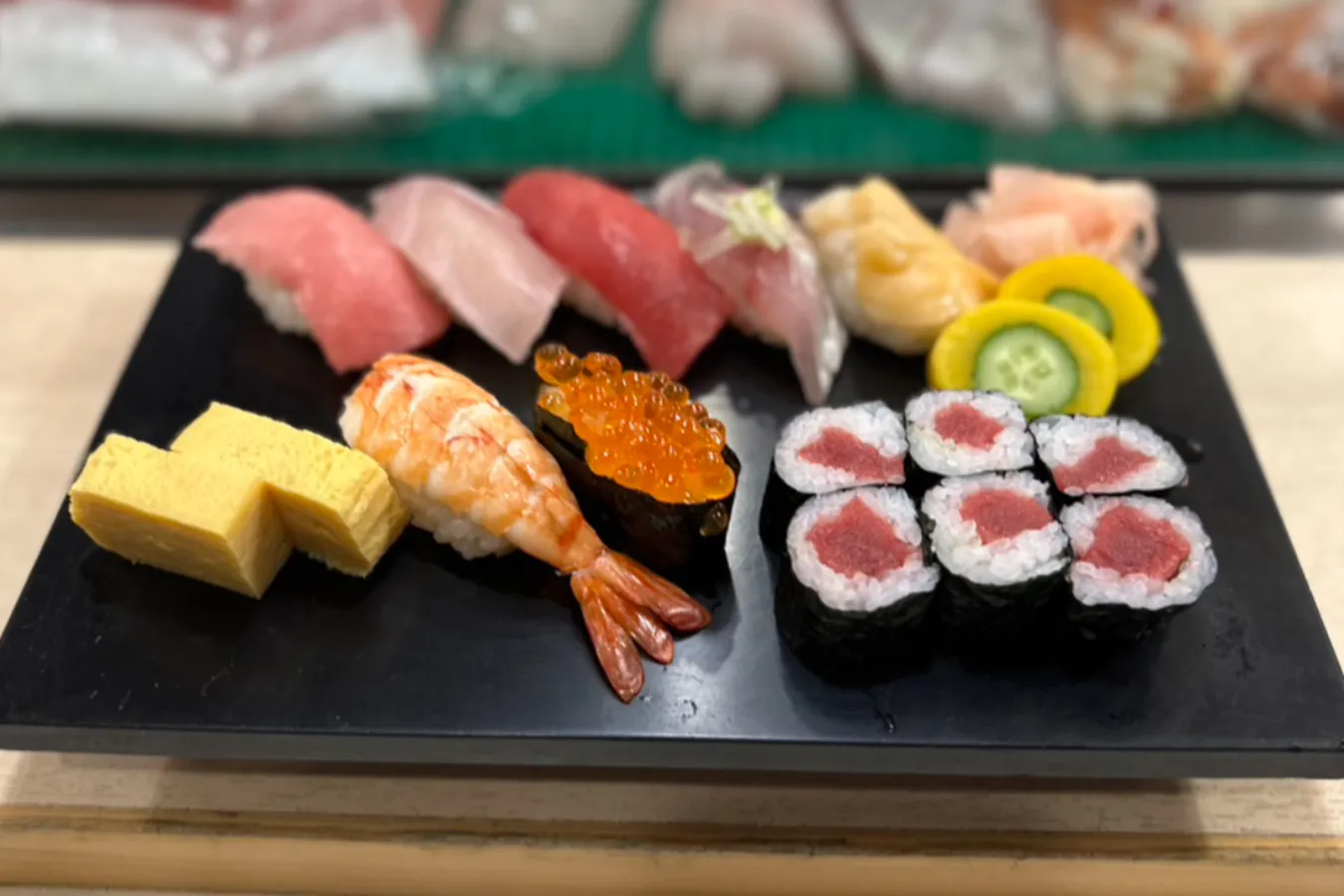 ▲「竹」（2,420円）大きめに握られた王道ネタは間違いない美味さ！