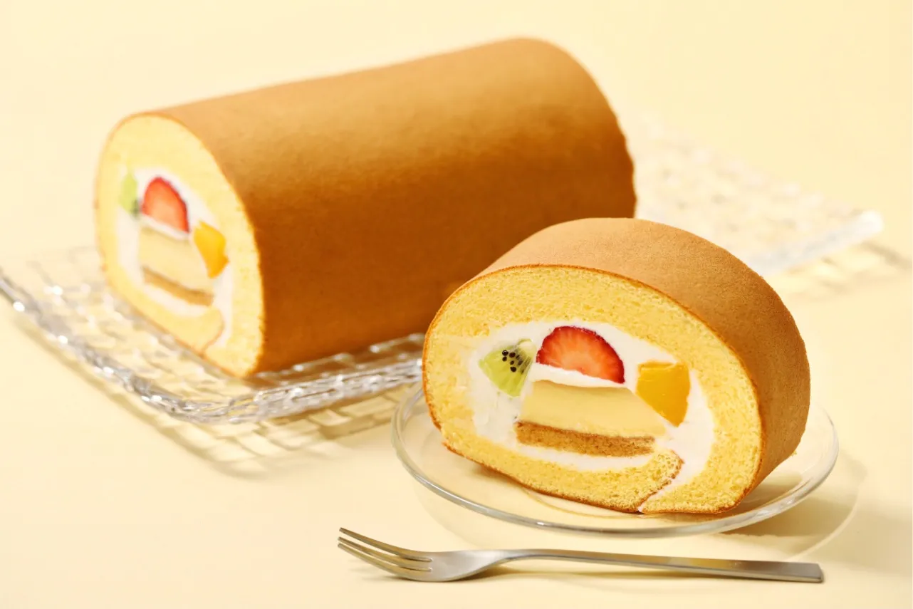 ▲「フルーツプリンロール」