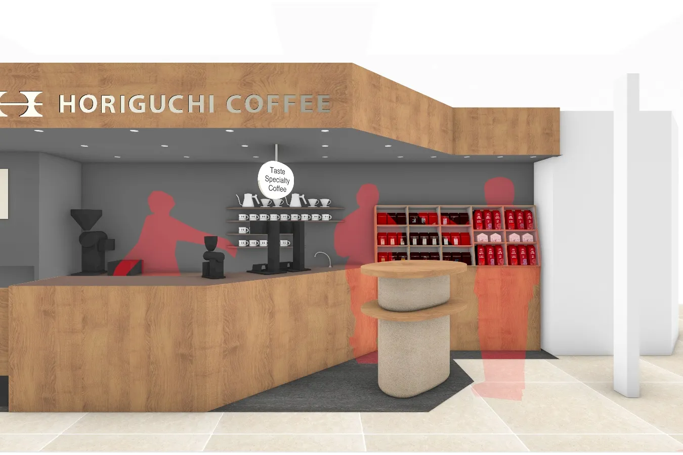 ▲「堀口珈琲 玉川高島屋S・C店」イメージ(C)Aaat Inc.