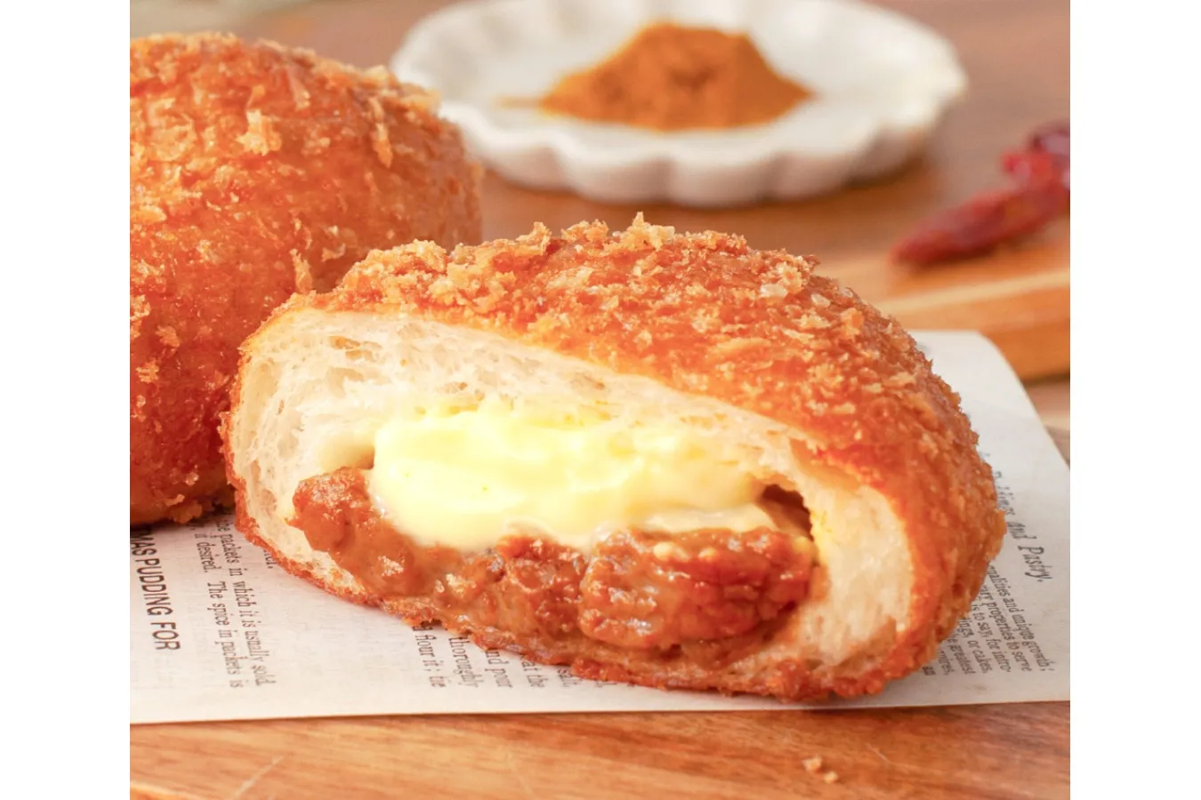 ▲「カレーパンフォンデュ」