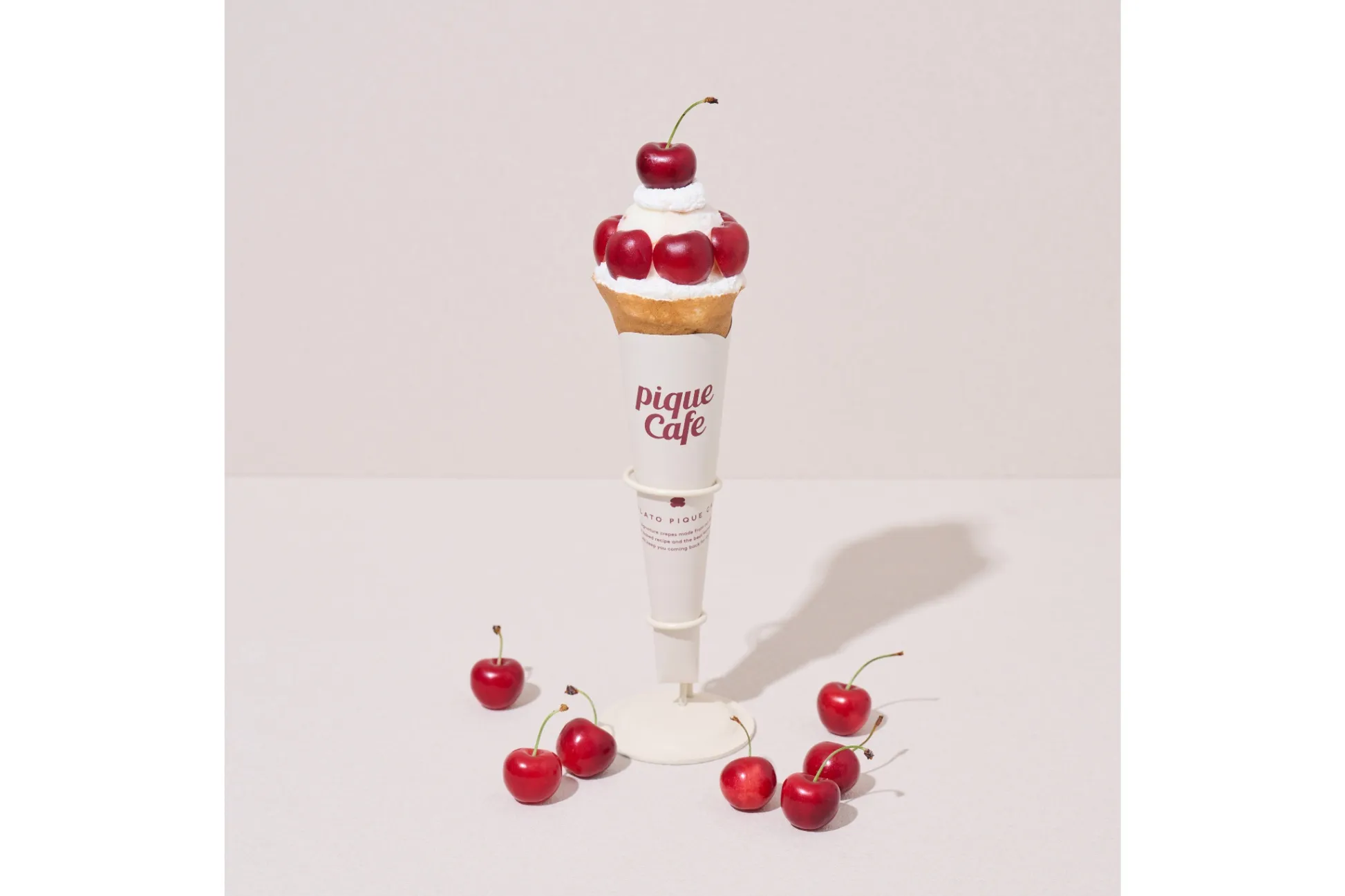 ”アメリカンチェリー“たっぷりのクレープ＆ドリンクが登場！ジェラート ピケ カフェから