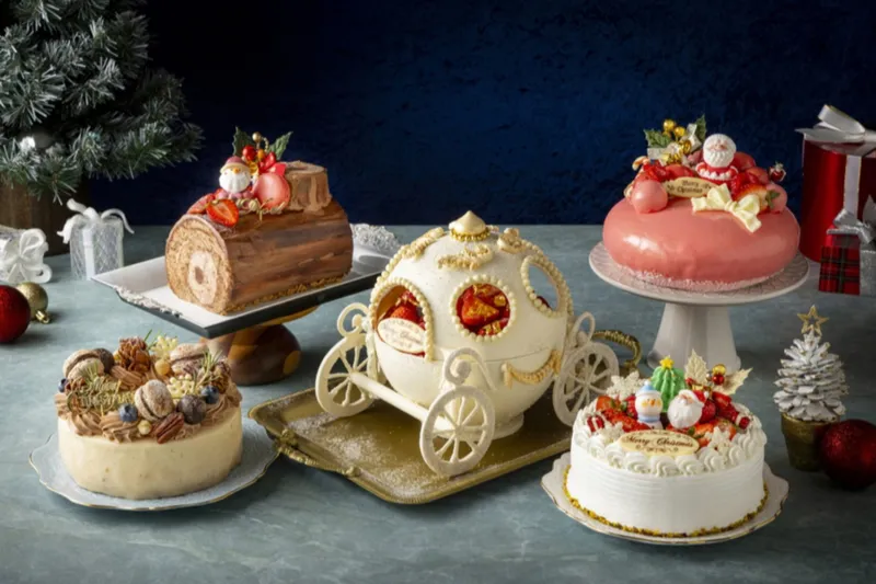 【ヒルトン東京ベイ】馬車をイメージしたケーキも！華やかなクリスマスケーキ5種が登場