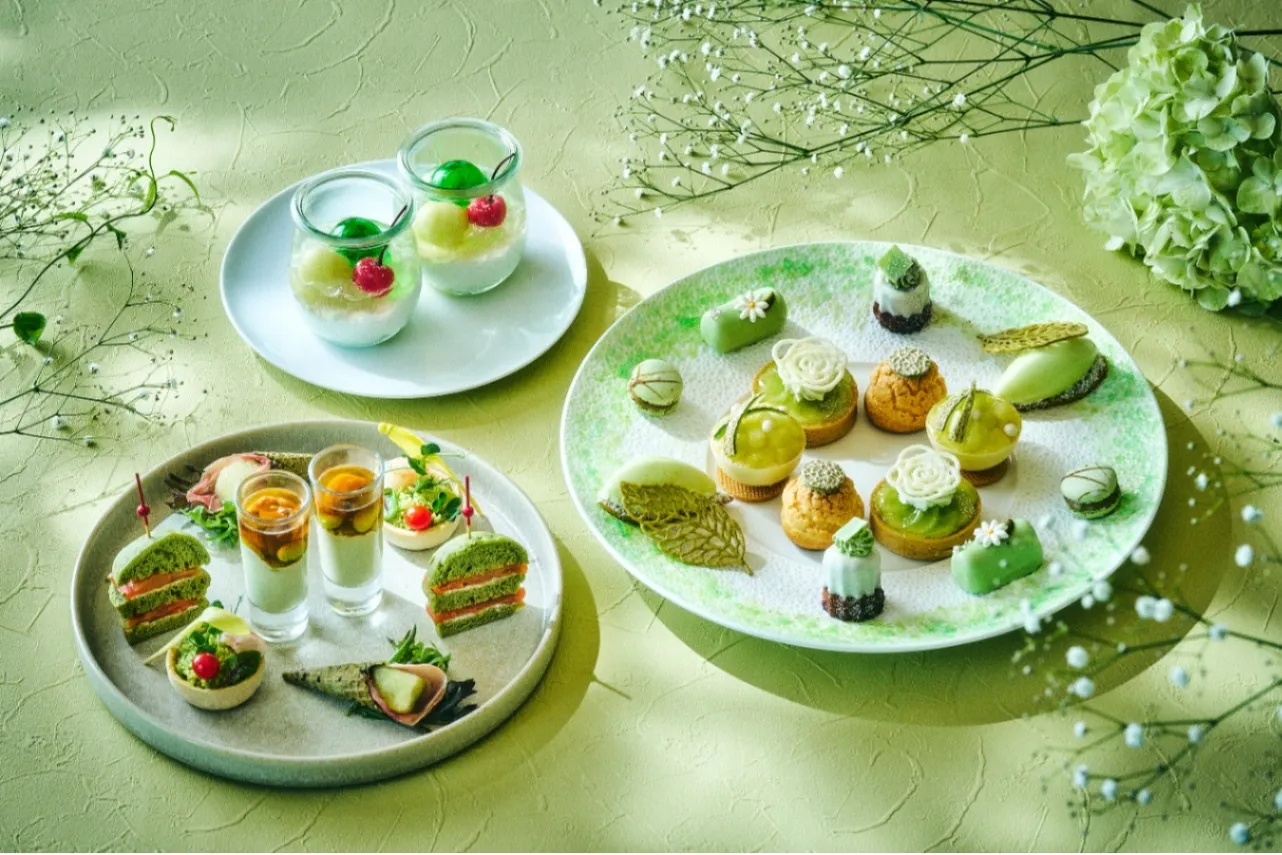 ▲「Melon Breeze Afternoon Tea」