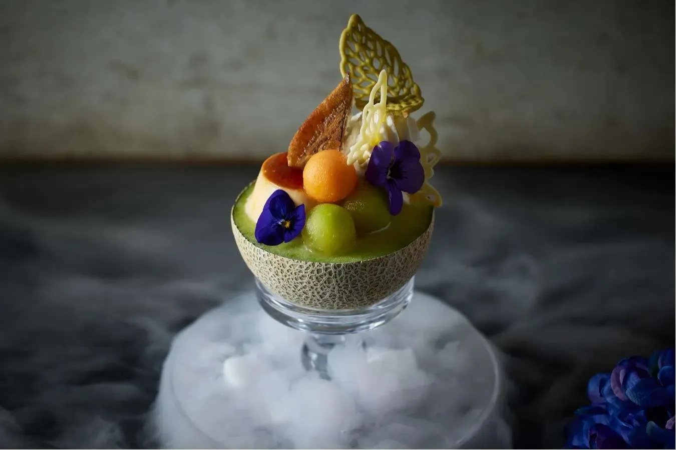 ▲「大人の贅沢メロンアラモード」