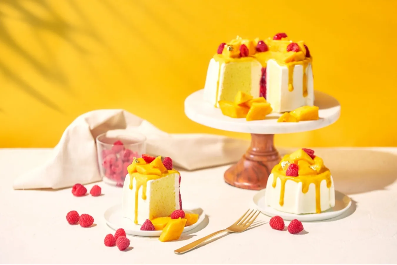 ▲「〜Premium Chiffon Cake〜 マンゴーラズベリー」