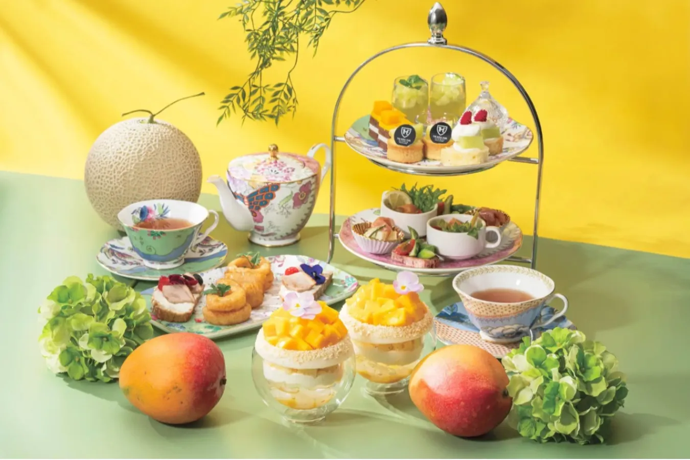 ▲「AFTERNOON TEA with “SIROCCO”『マンゴー＆メロン』」