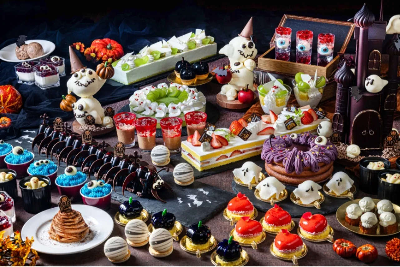▲「ハロウィーン＆シャインマスカットスイーツブッフェ」