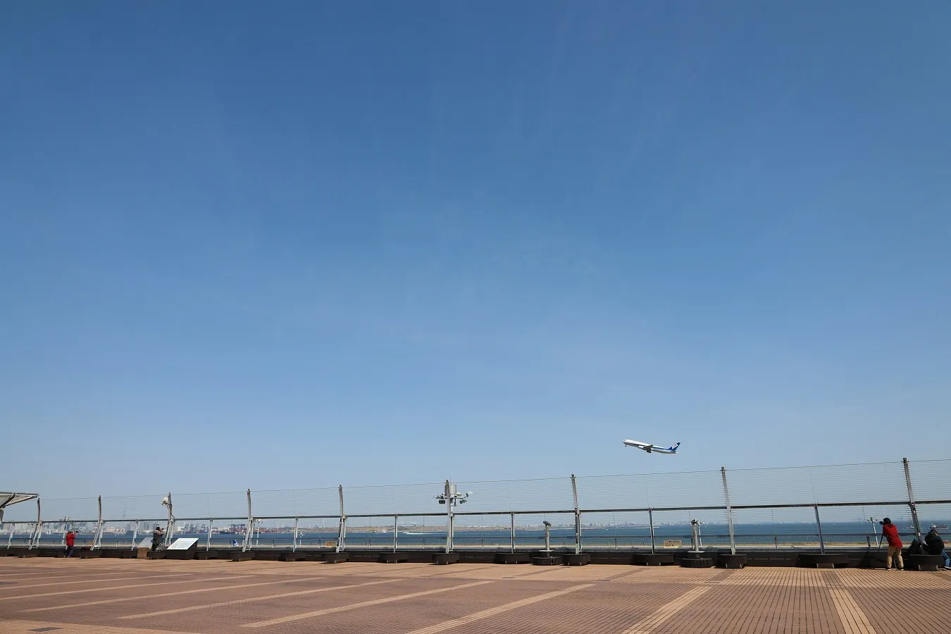 ▲第2ターミナル展望デッキからの風景