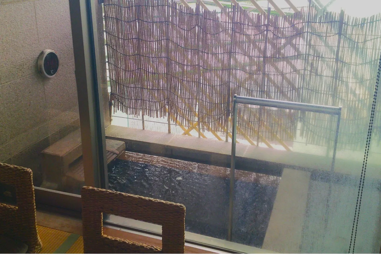 ▲個室露天風呂