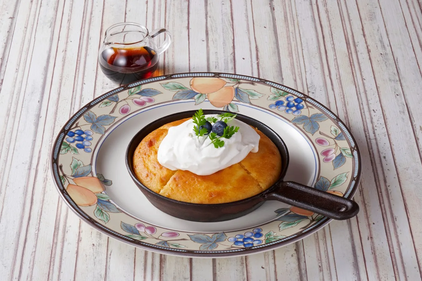 ▲昔ながらのカステラパンケーキ（1,180円）