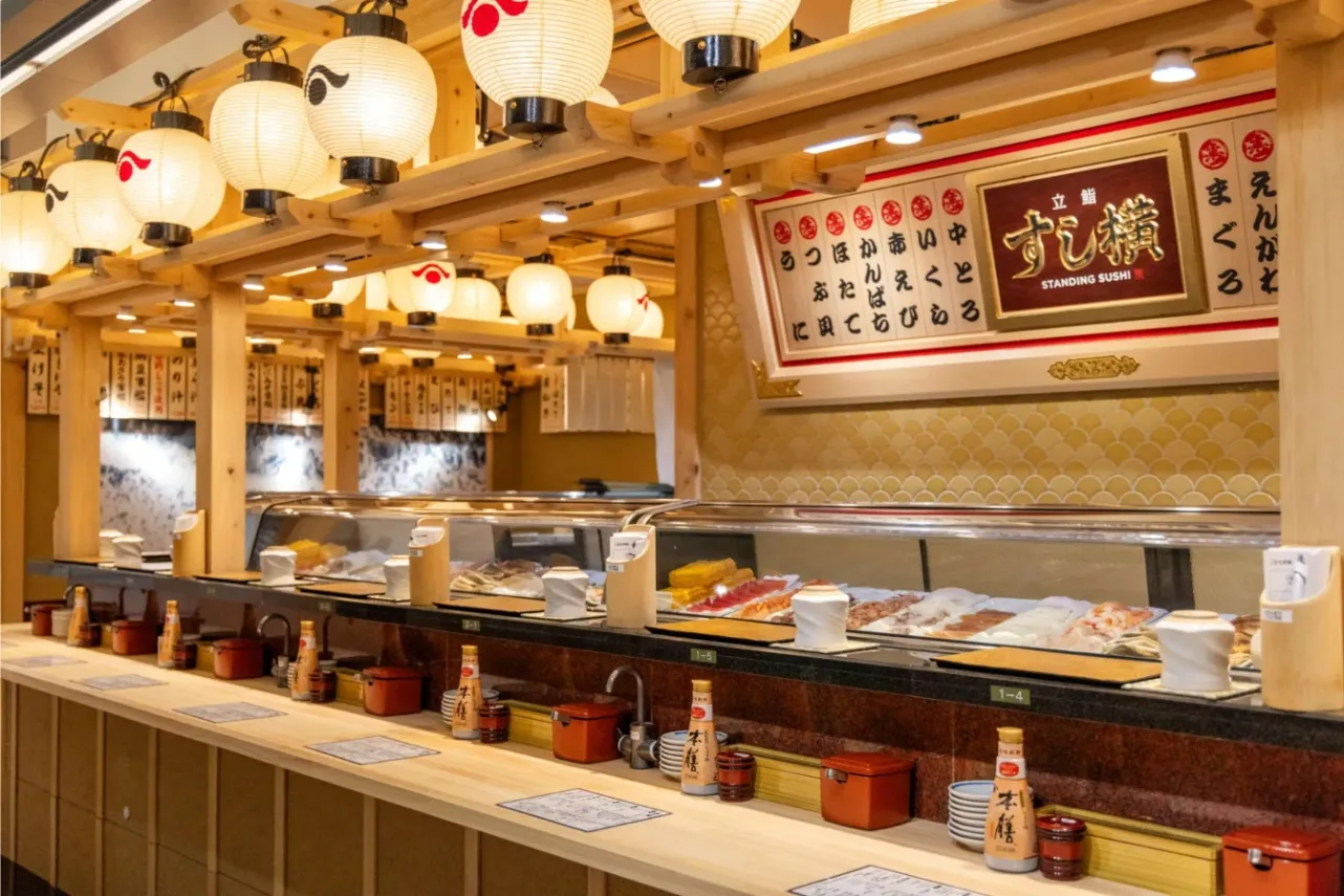 ▲立鮨 すし横　イイトルミネ新宿店　エキナカ カウンター