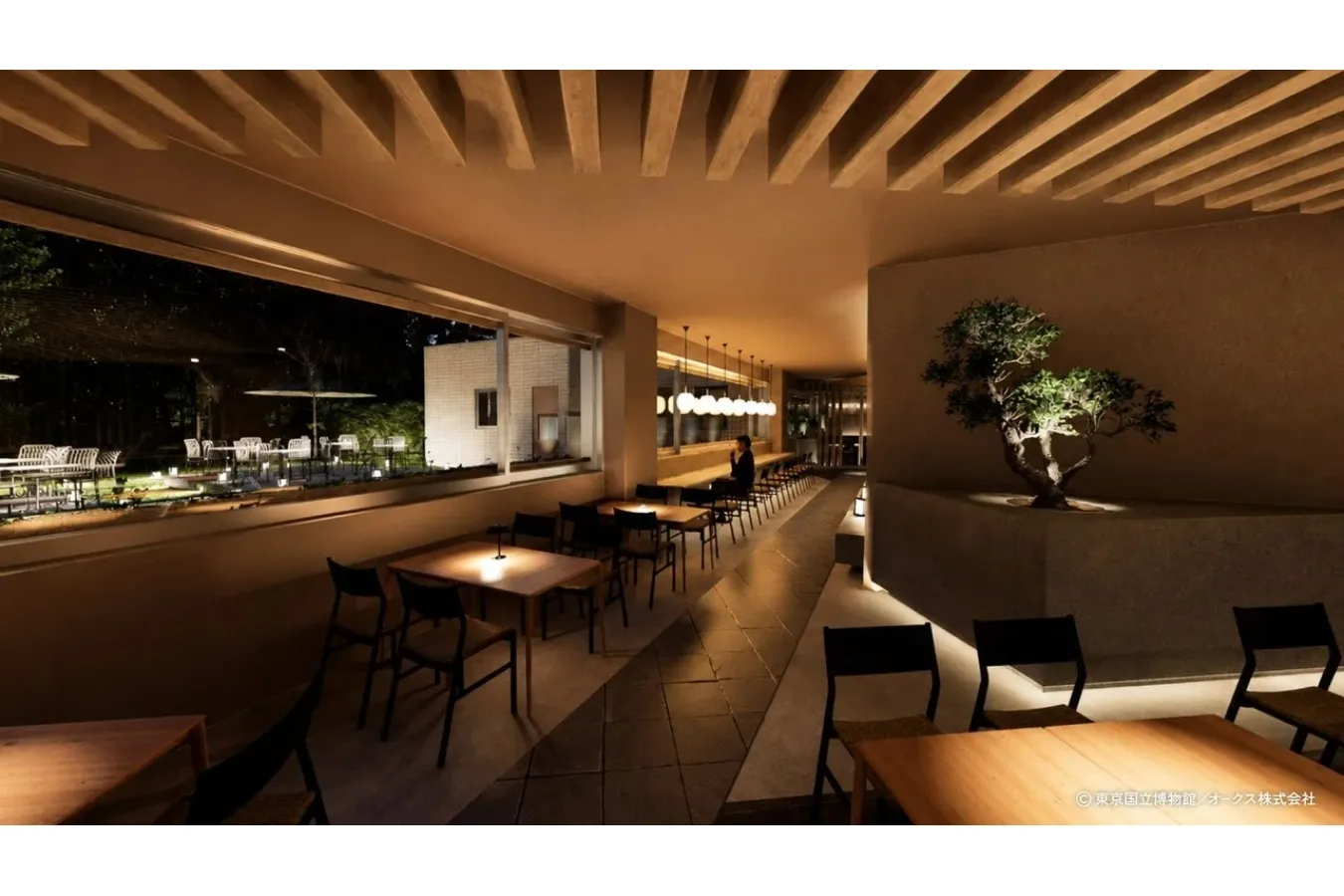 ▲「THE RESTAURANT 東京国立博物館」