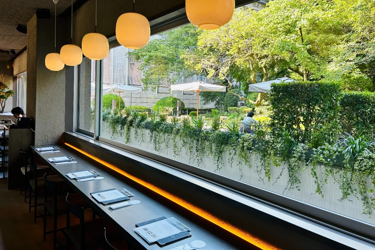 ▲「THE RESTAURANT 東京国立博物館」カウンター席（撮影：レッツエンジョイ東京編集部）