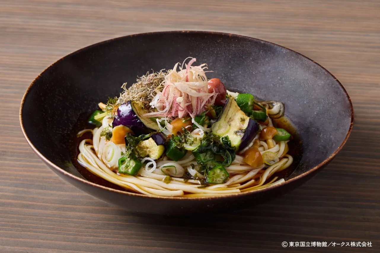 ▲「薬味冷やしうどん」(1,500円)