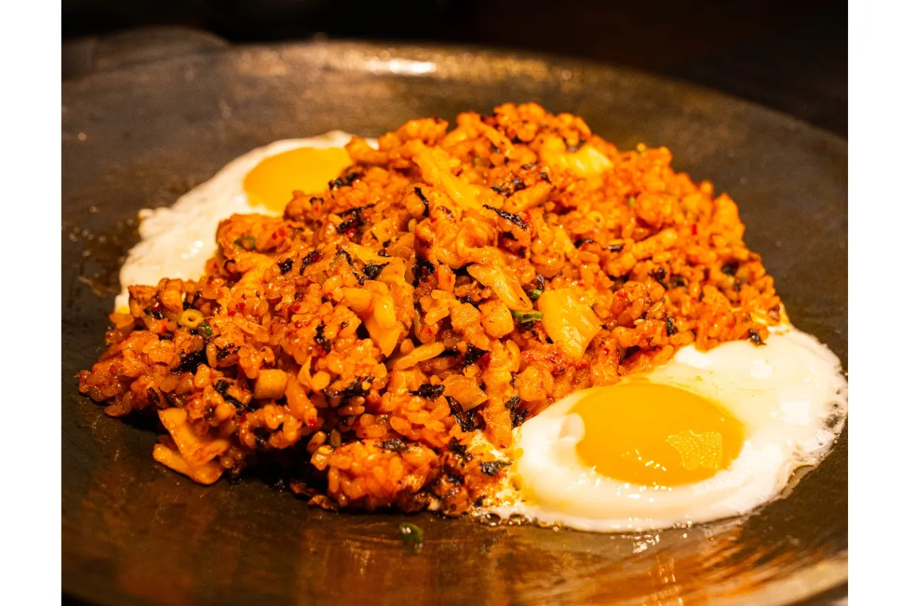 ▲「ヨプ特製黒豚炒めご飯」