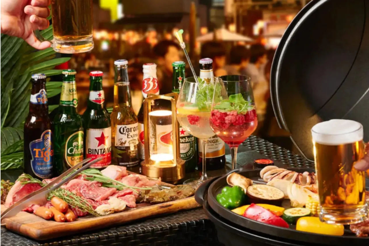 都会の中心で癒やし時間を満喫♪「絶景手ぶらBBQ 肉＆海鮮 新宿歌舞伎ビアガーデン」_3834991