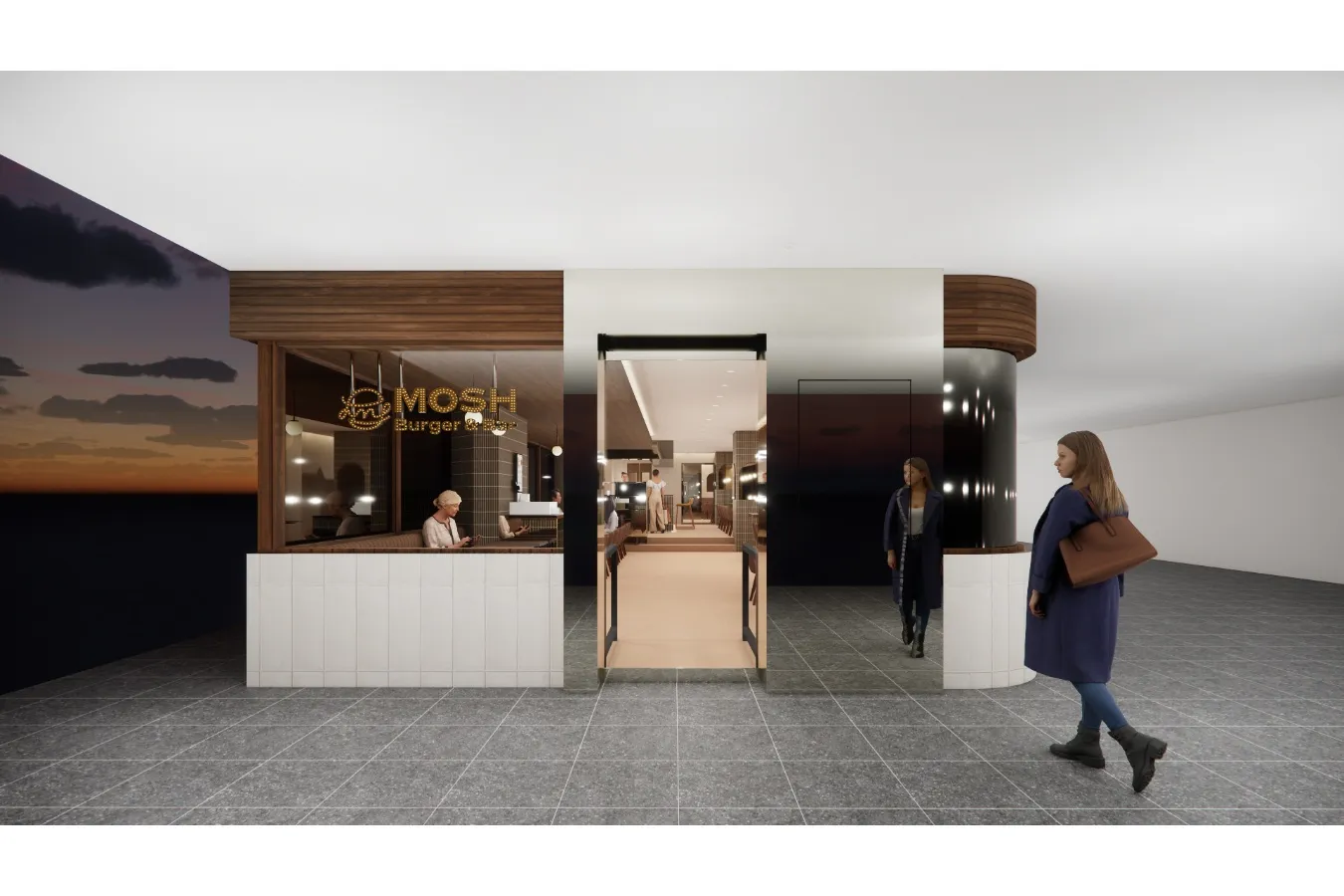▲「MOSH Burger＆Bar」店舗イメージ