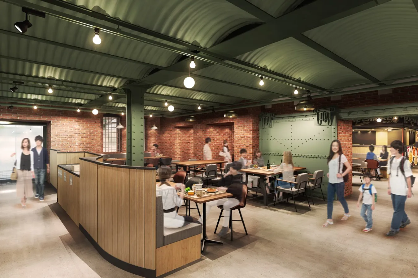 ▲フードコート