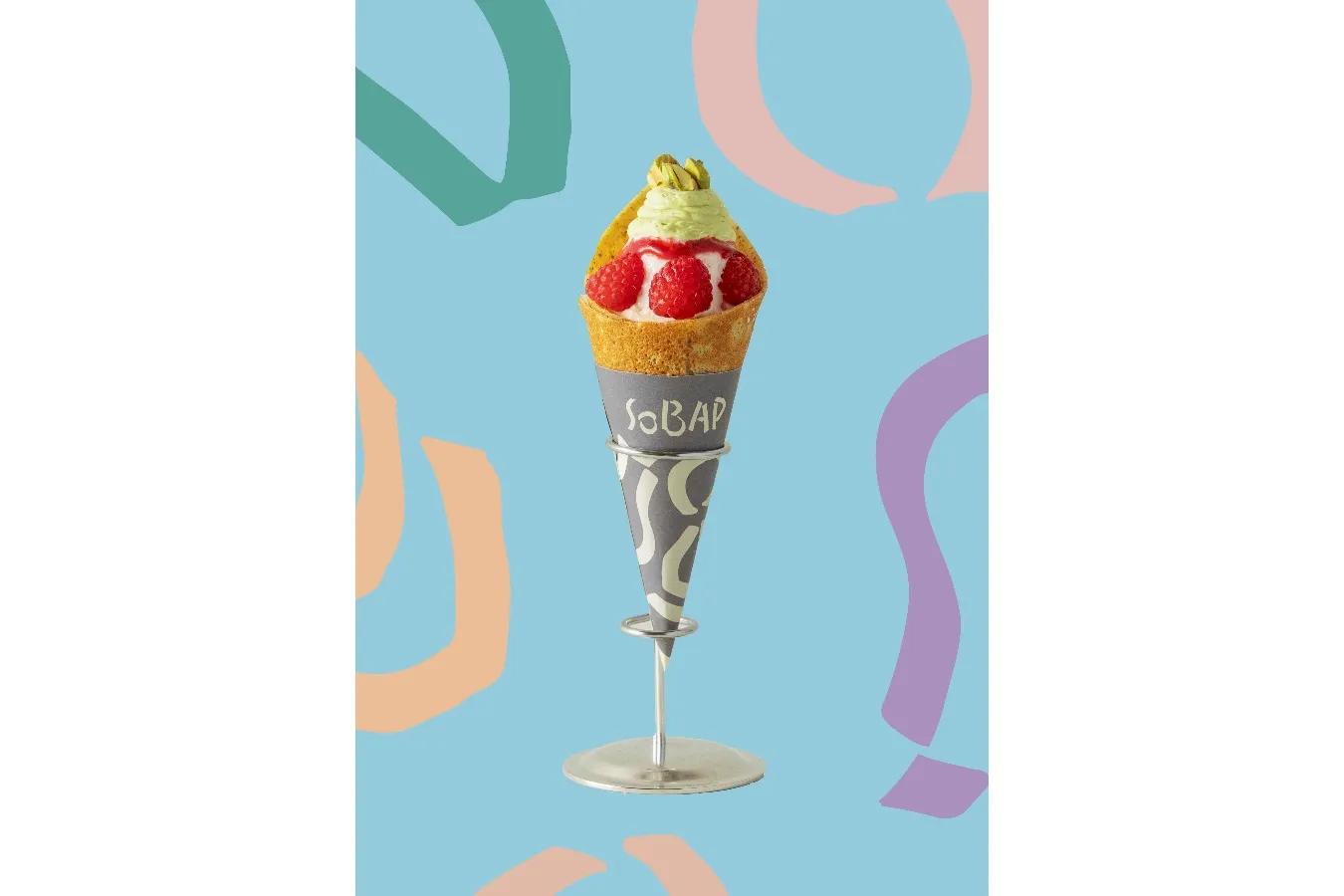 ▲「ピスタチオ フランボワーズ&ストロベリー」