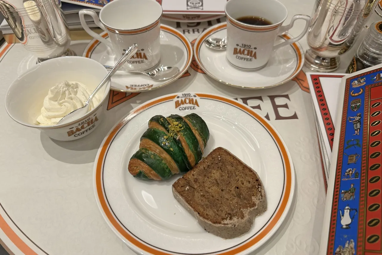 ▲優雅なコーヒータイムを味わえる♪（撮影：レッツエンジョイ東京編集部）
