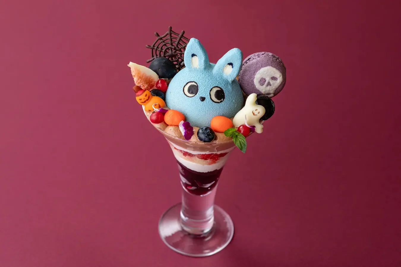 ▲「ハロウィンのもころんパフェ」
