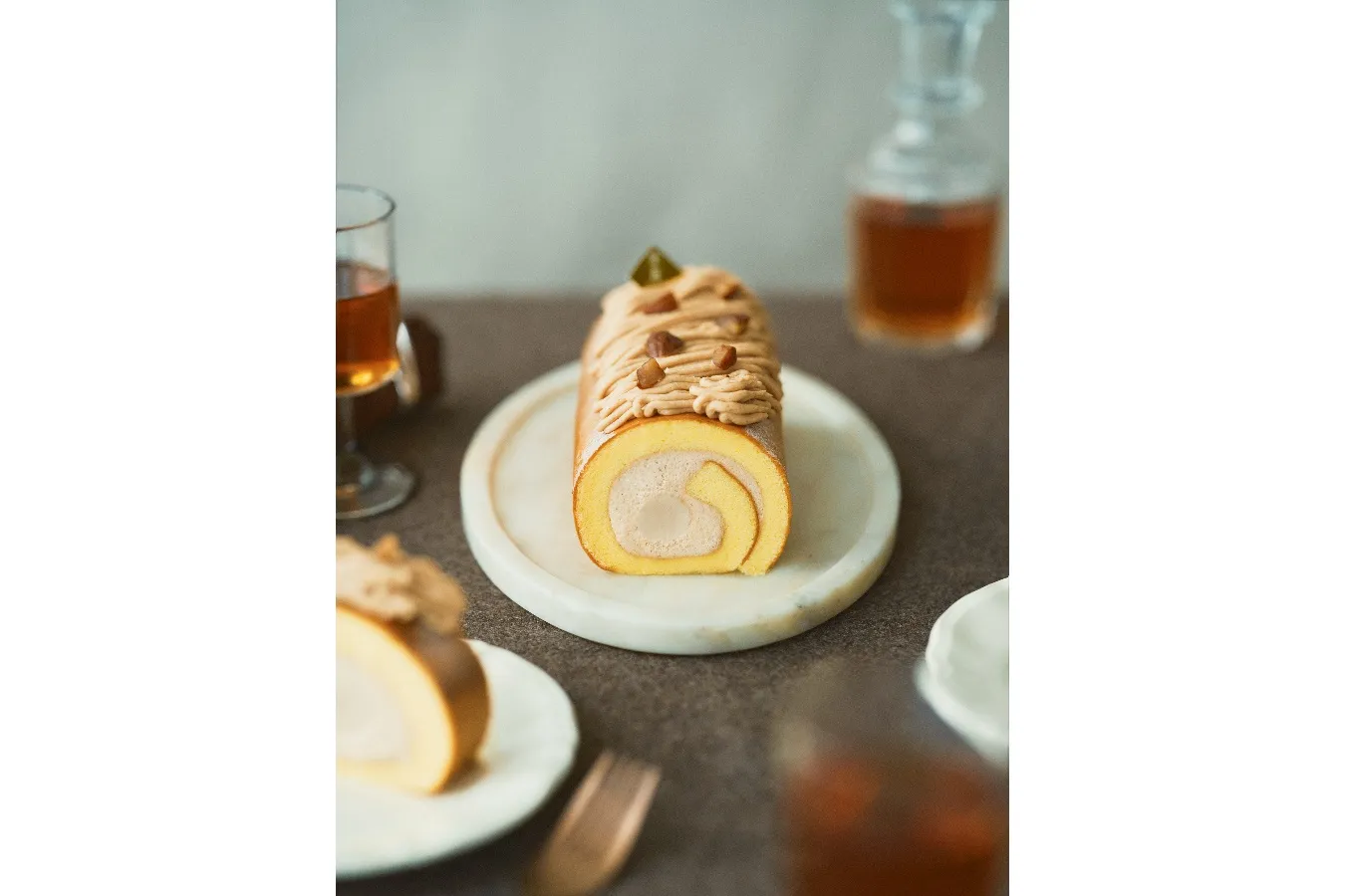 ▲「マロンロールケーキ」