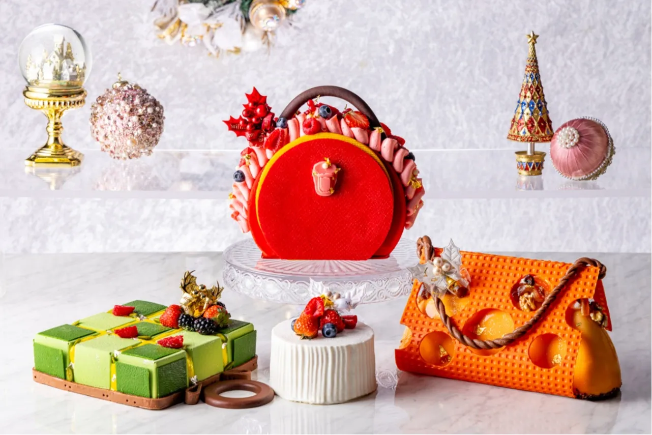 ▲左から「グリーン・キャリー」「レッド・サークル」「オレンジ・ ミニボストン」