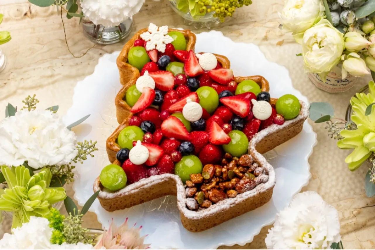 ▲「～タルトプレミエ～ クリスマスツリーのタルト」