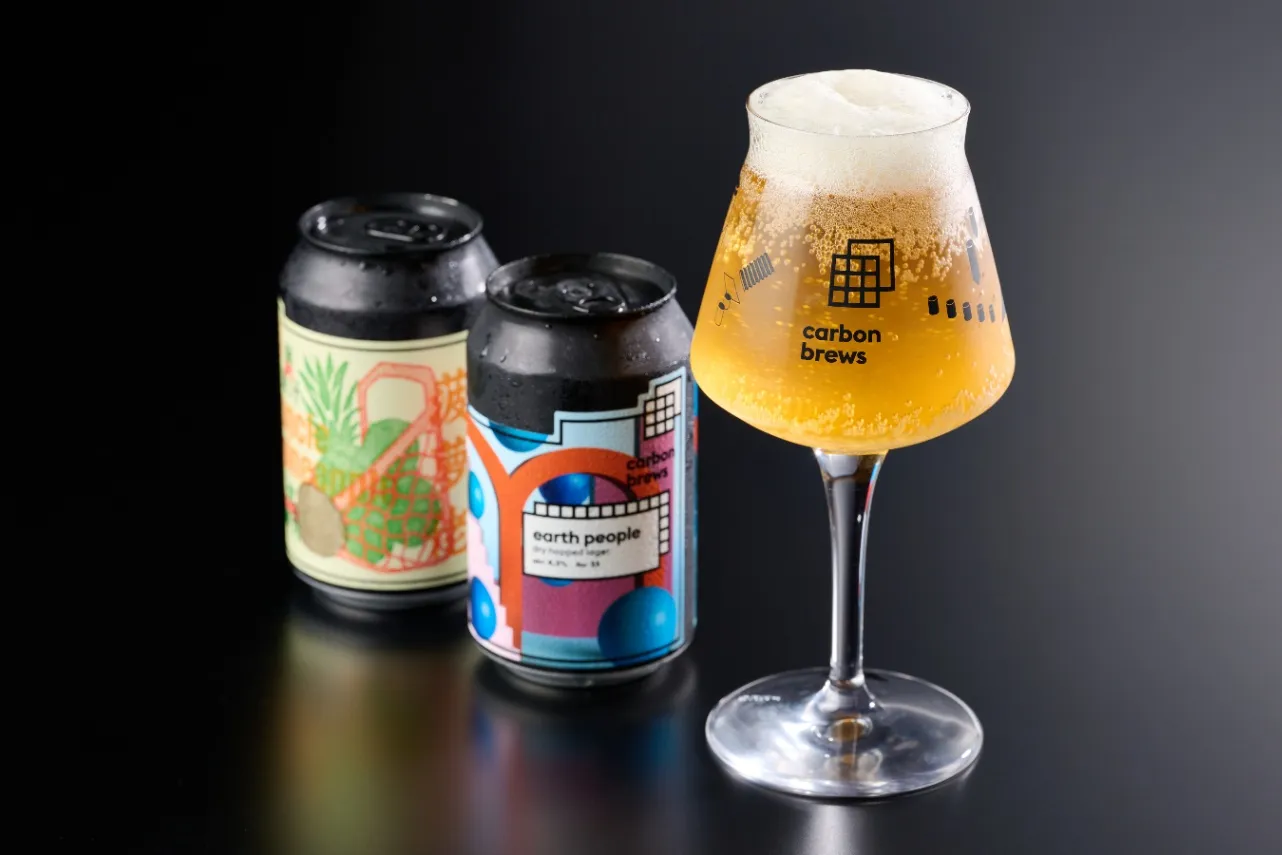 ▲「carbon brews（香港ビール）」